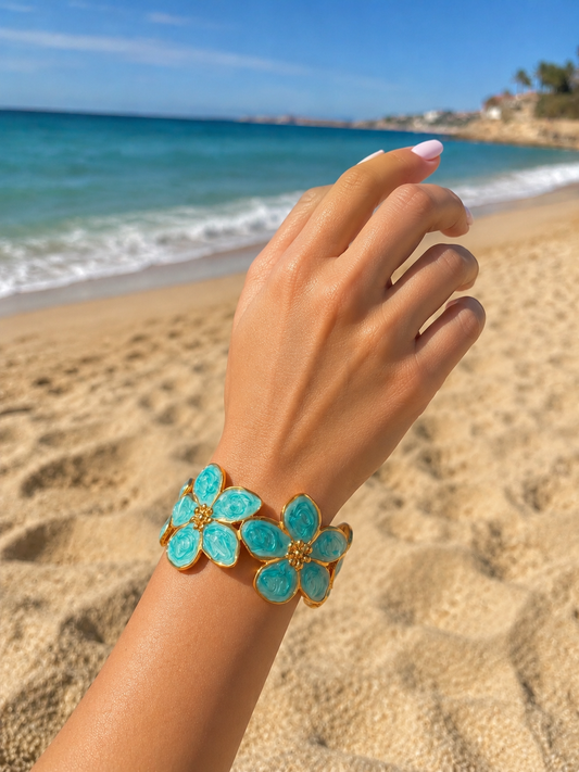 Bracelet Fleur Océan 🌸