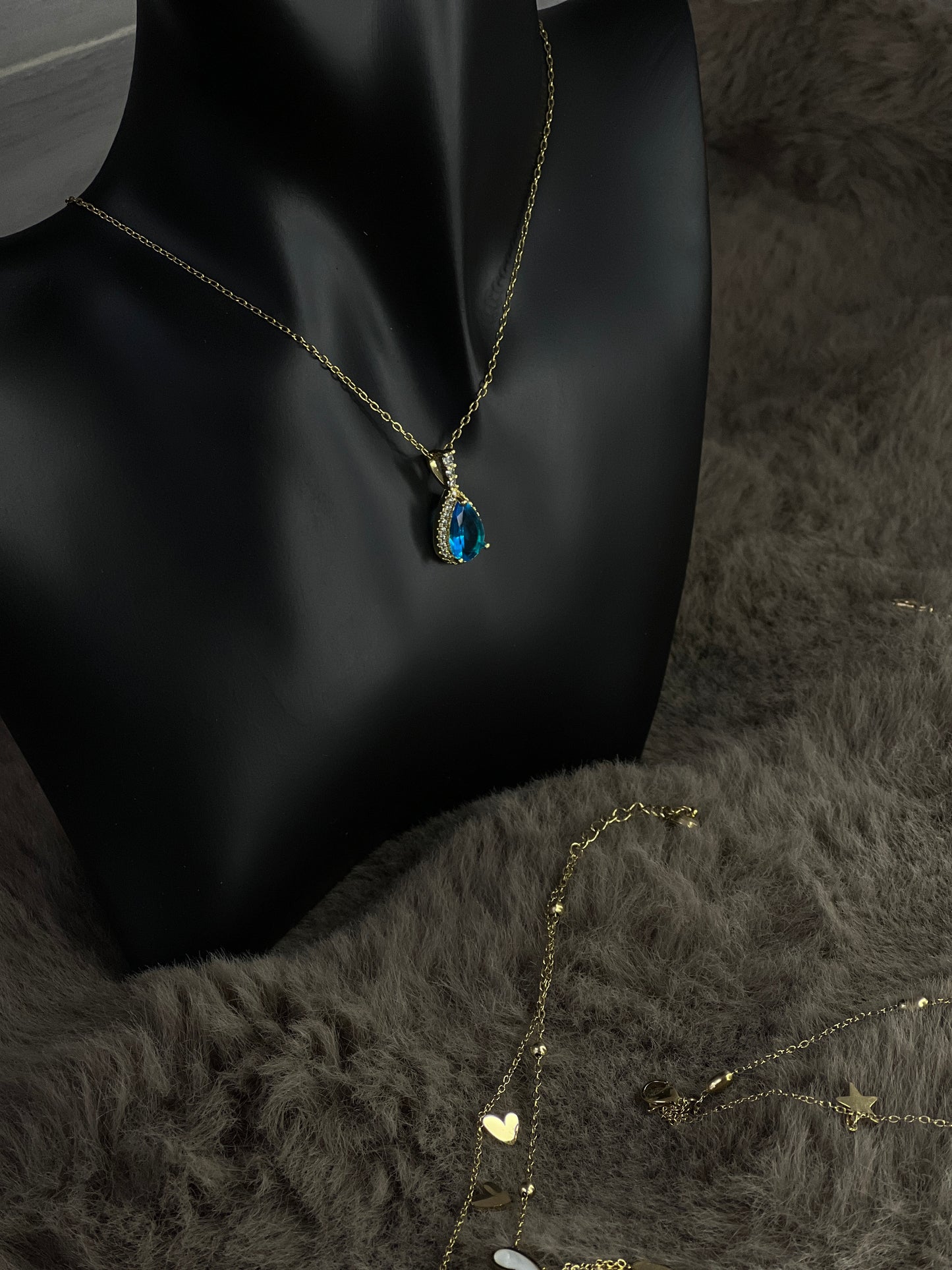 Collier pierre turquoise