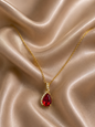 Collier pierre rubis