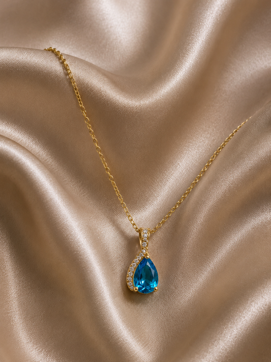 Collier pierre turquoise