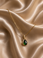 Collier pierre émeraude