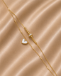 Chaine de cheville coeur